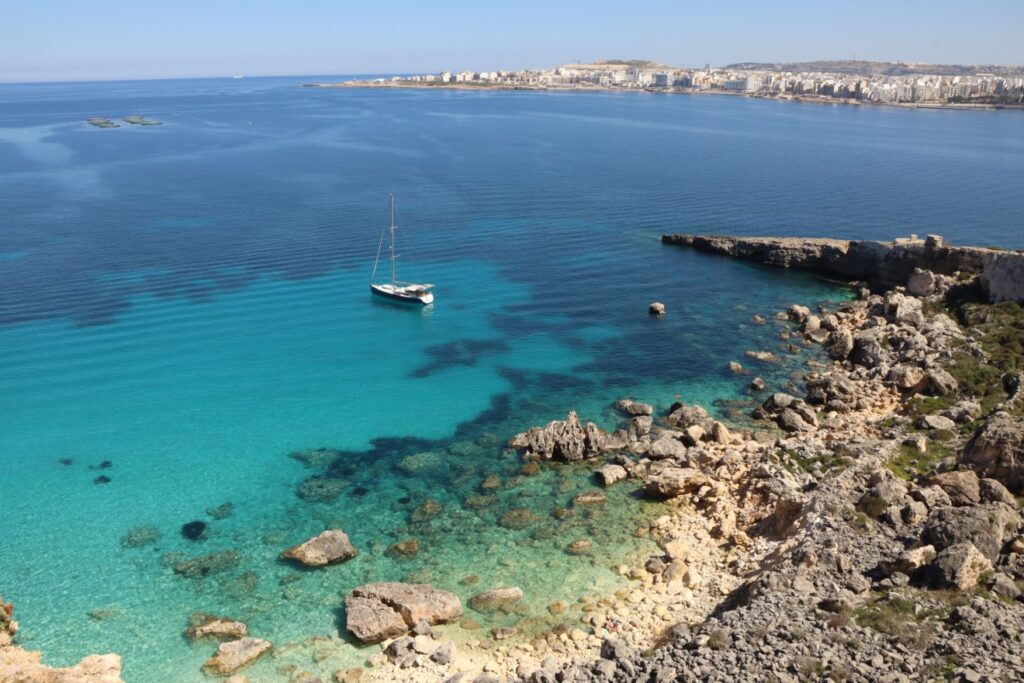 Widok na morze - Malta Widok na morze - Malta
